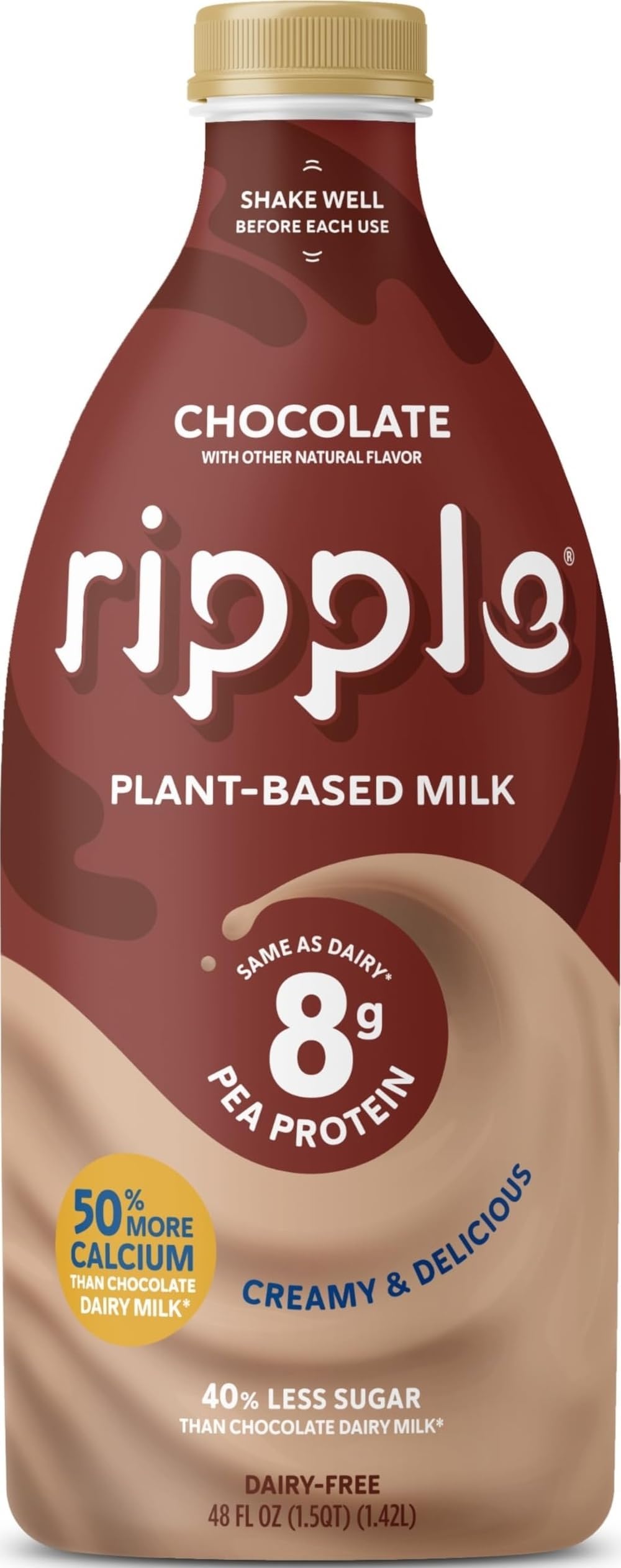 Pea Milk, Chocolate, 48 Oz