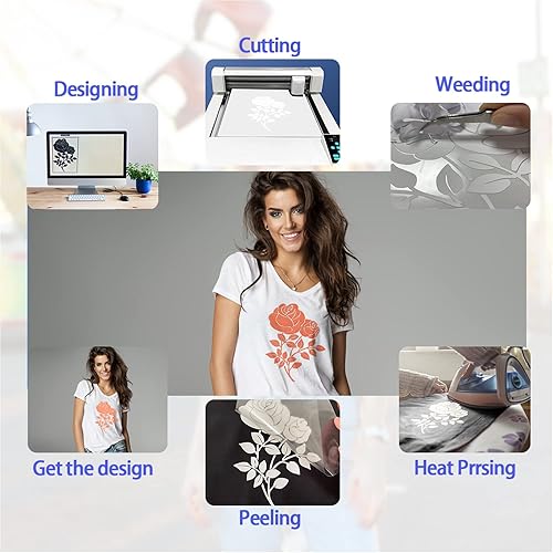 Vista 21 de 3D Puff Heat Transfer Vinyl Puff HTV 3 Sheets 12"x10" htv Bundle 3D Puffy HTV Iron on Vinyl for Cricut Heat Transfer Vinyl for T-Shirts Clothes Red