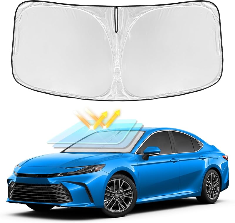 Windshield Sun Shade for Toyota Camry 2025 2026 LE XLE Hybrid SE XSE