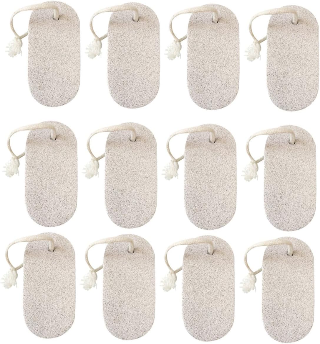 COLLBATH 20PCS Volcanic Pumice Stone Foot File Lightweight Foot Rasp Callus Remover Pedicure Tools for Dead Skin Exfoliating and Care Easy to Hold Compact Design