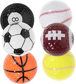 INOOMP 1 Set golf balls synthetic rubber golfing ball exercise supply compact practicing ball golf hitting ball all plastic balls golf practicing balls sports hit the ball