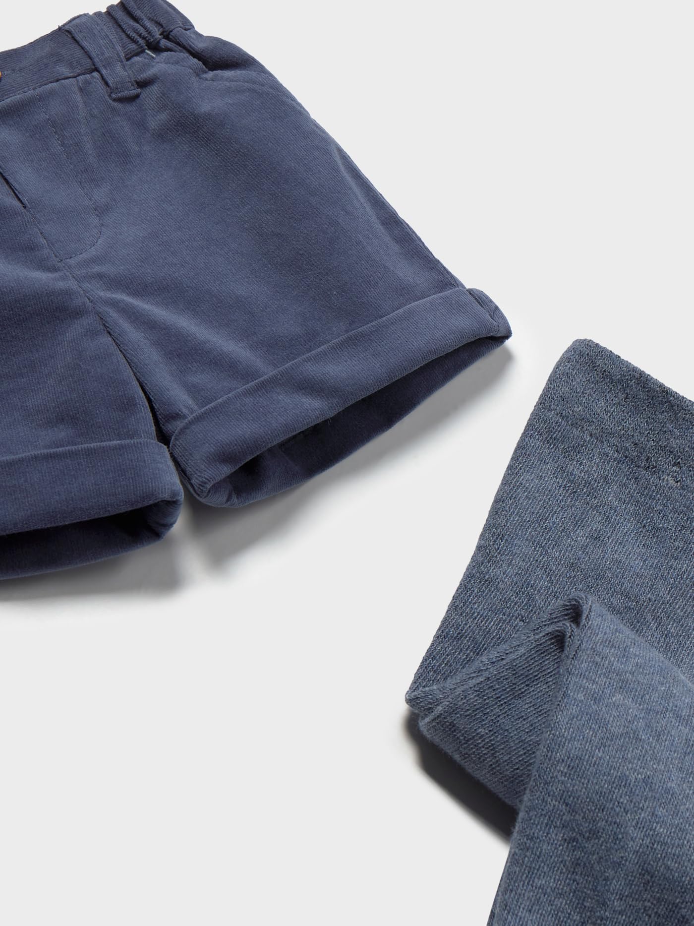 Mayoral Set Kurze Hosen Strumpfhosen für Baby - Jungen Blau
