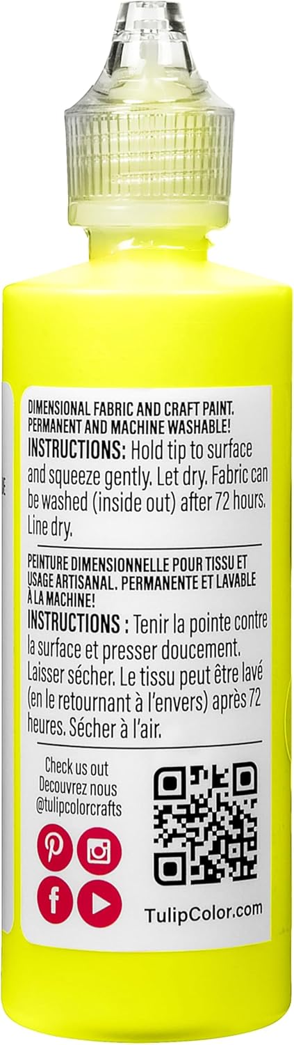 Tulip Puff Paint 4oz. Dimensional Fabric Paint, 12 Pack