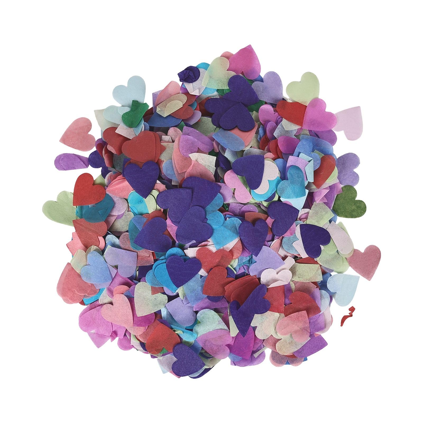 Kidsy Winsy Heart Shape Tissue Confetti 50Grm/5000Pcs. Paper Table Confetti for Valentine's Day, Wedding Party, Baby Shower, Balloon Decorations and Gift Filler, Available in Many Colours