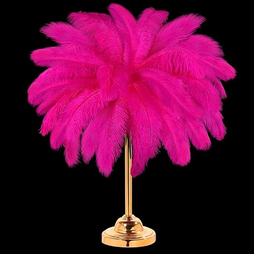 30 plumas de avestruz naturales grandes a granel de 16 a 18 pulgadas para centros de mesa de boda, fiesta, centros de mesa, decoración del hogar,