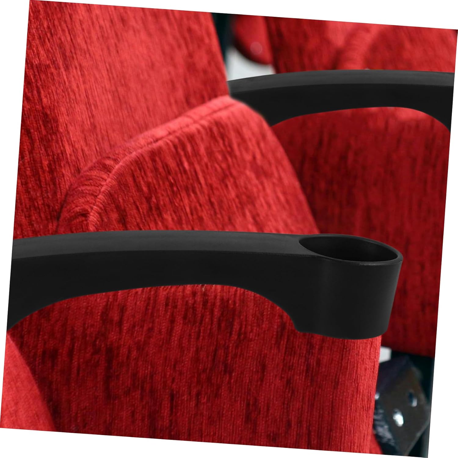 Theater Chair Armrest Cushion Replacement Plastic Arm Rest with Cup Holder for Chairs Design Easy Installation Enhances Visual Appeal