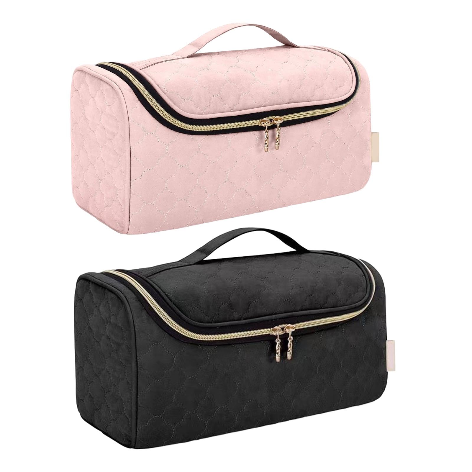 Hair Curler and Accessories Storage Bag Lightweight Holder with Hanging Hook pink-picture-34