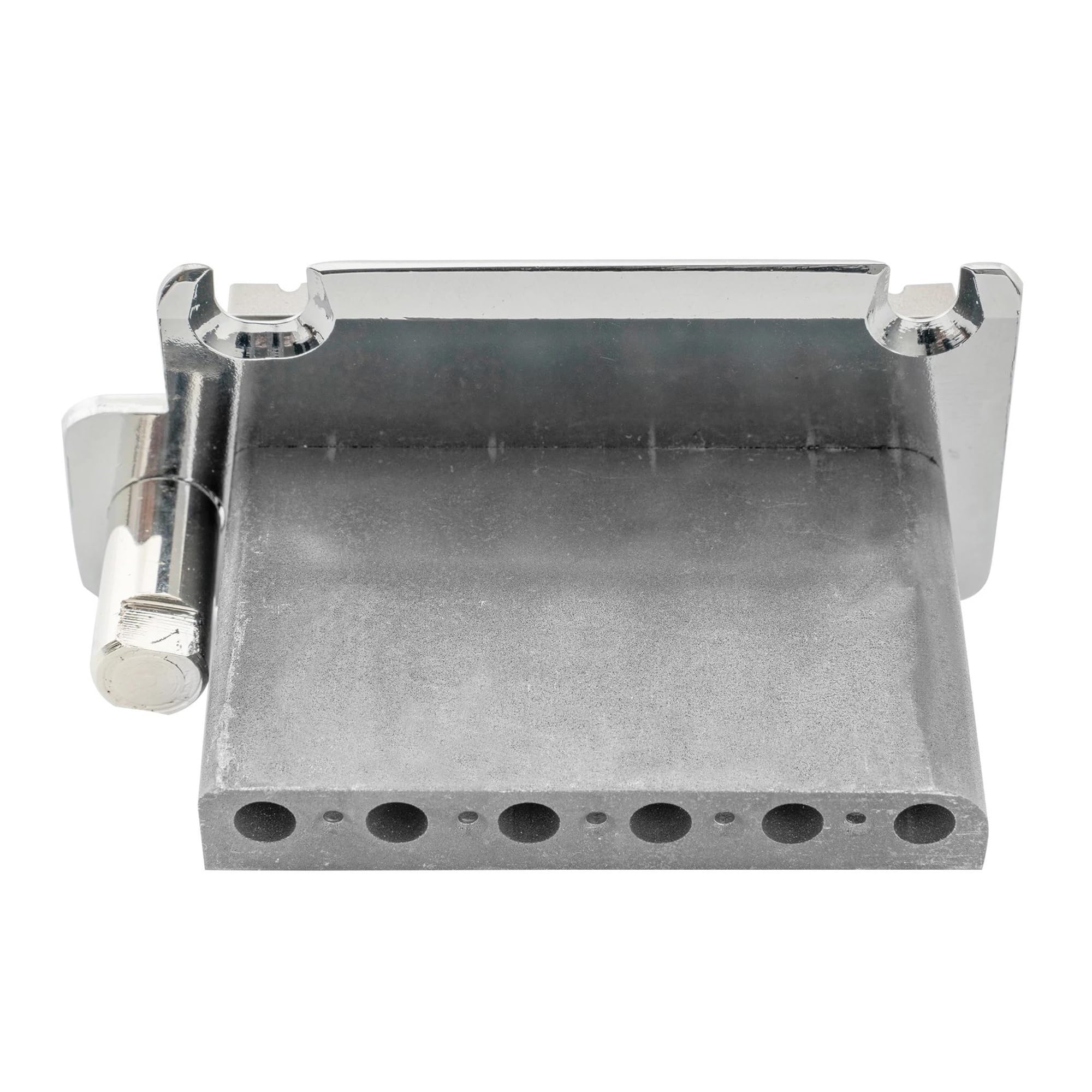 Puente Trémolo De Guitarra De Doble Perno Silla De Montar De Acero De 52.5mm Bloque Completo Adecuado Para Guitarras Eléctricas | Puente de guitarra(Chrome)