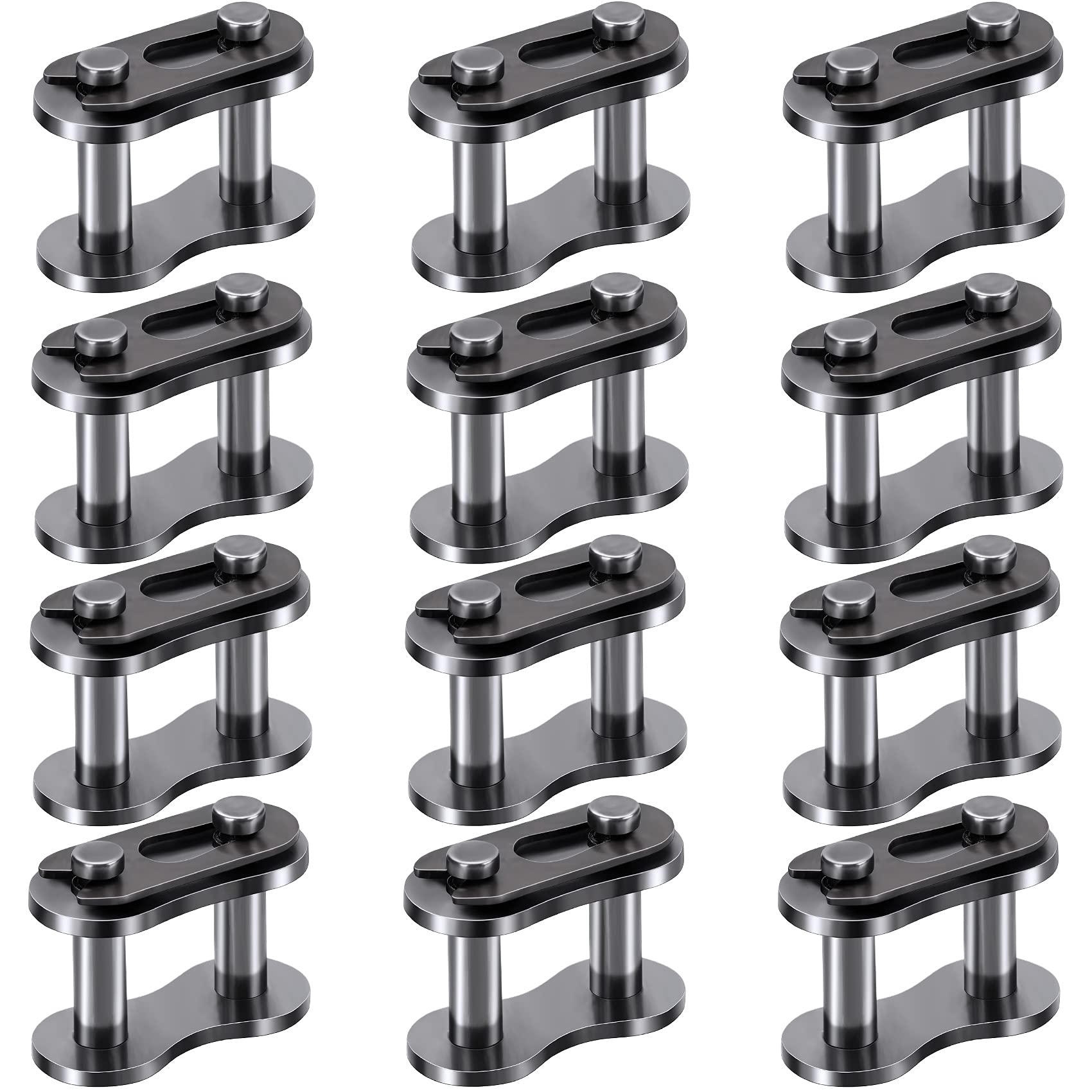 PAGOW 15pcs 40 Roller Chain Connecting Links, Master Connector Link