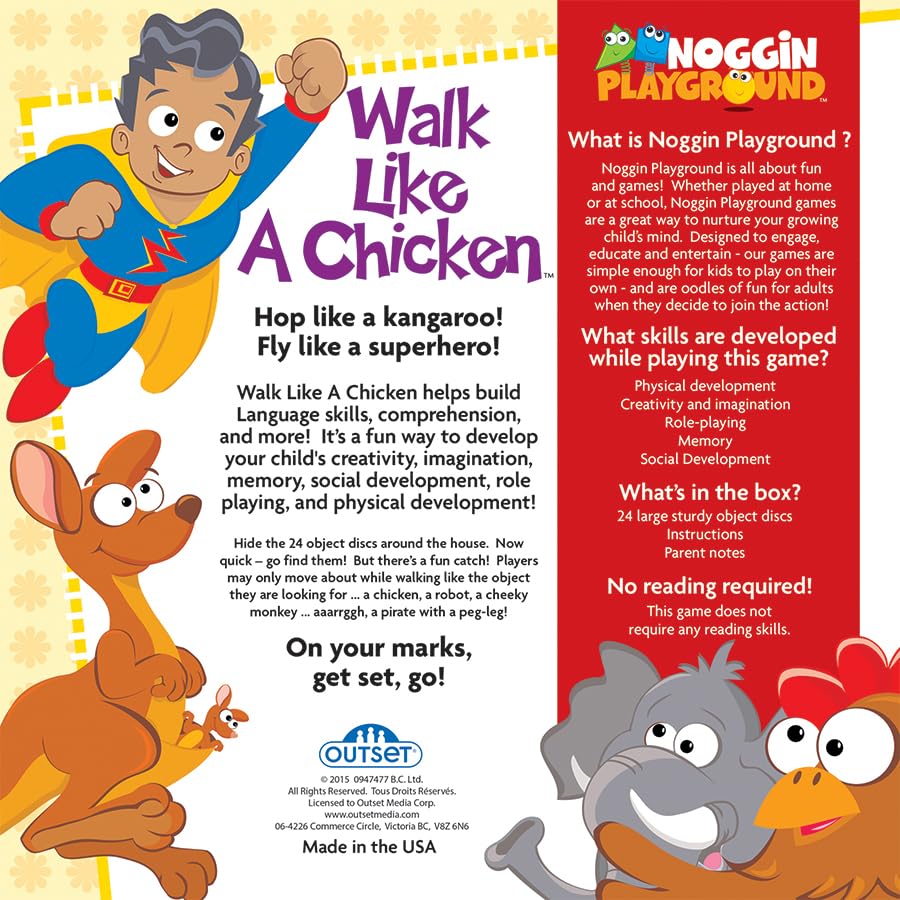 Walk Like A Chicken - Juego de Mesa para Niños miniatura 2