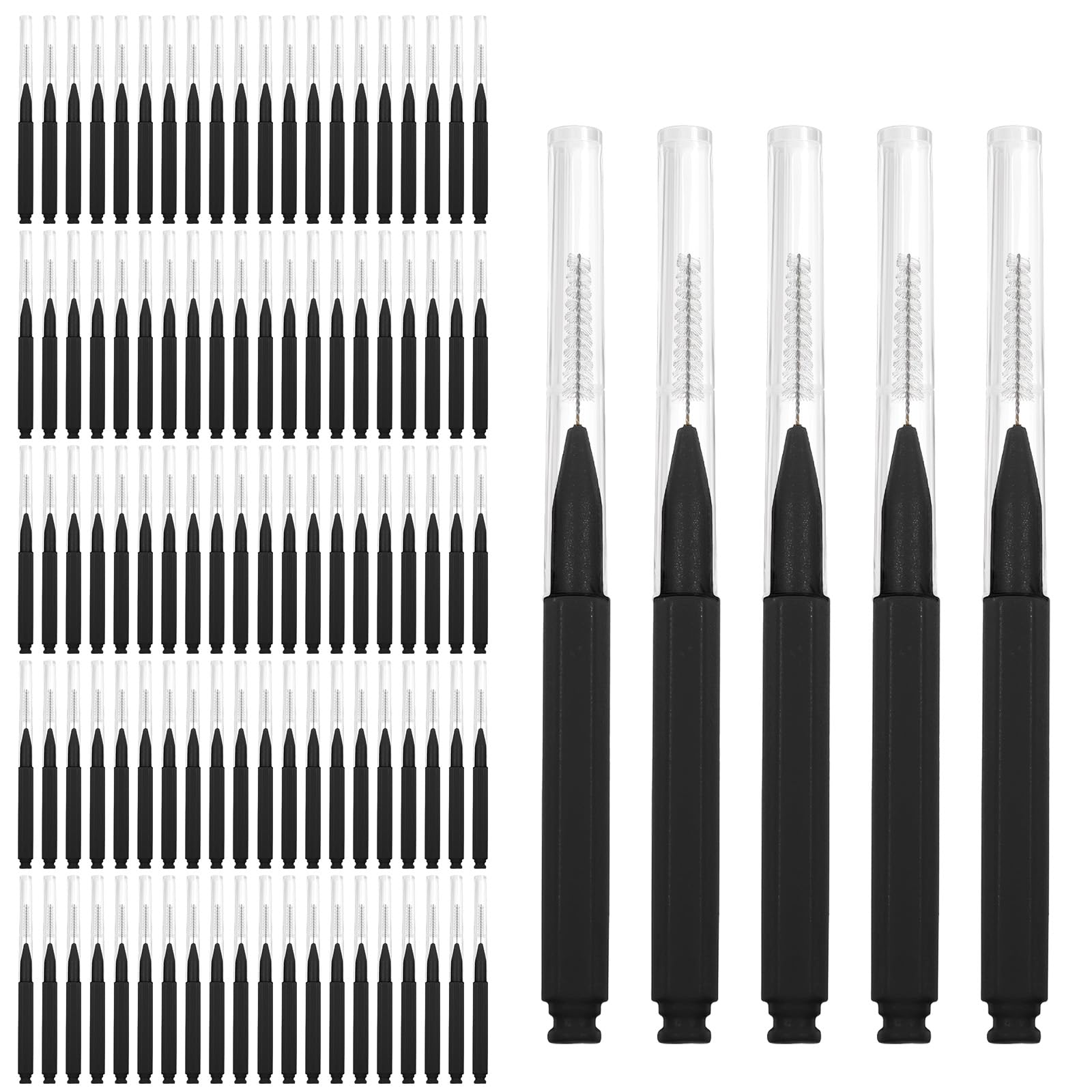 100 PCS Brushes for Braces Dental Brushes Picks Interdental Brush Teeth Brush Picks Dental Cleaning Tools for Braces
