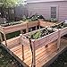 Raised Garden Bed Wood Planter Box Outdoor Wooden Elevated Planters Raised Beds with Legs for Vegetable Flower Herb, 39.37