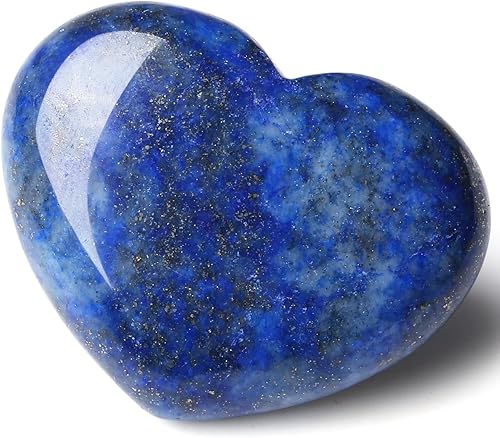 MAIBAOTA Corazón de cristal de 1.772 in, cristales curativos grandes, piedra de amor, piedra natural de reiki, regalos para mamá, día de la madre,