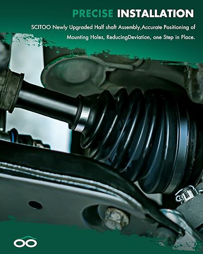 Miniatura 3 de SCITOO Conjunto de eje de eje CV delantero izquierdo derecho ajuste 2005-2006 para Honda Odyssey 3.5L 60-1430 66-1430 447-00186 70886 80-1526
