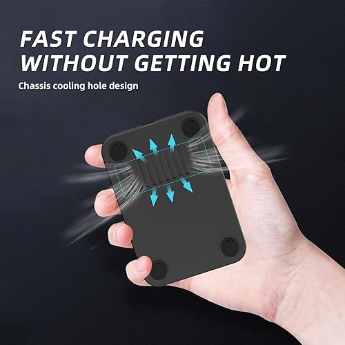 Miniatura 5 de Cargador inalámbrico, almohadilla de carga inalámbrica máxima de 15 W compatible con iPhone 1314151211ProPro MaxXXR8 AirPadsAirPads Pro Samsung
