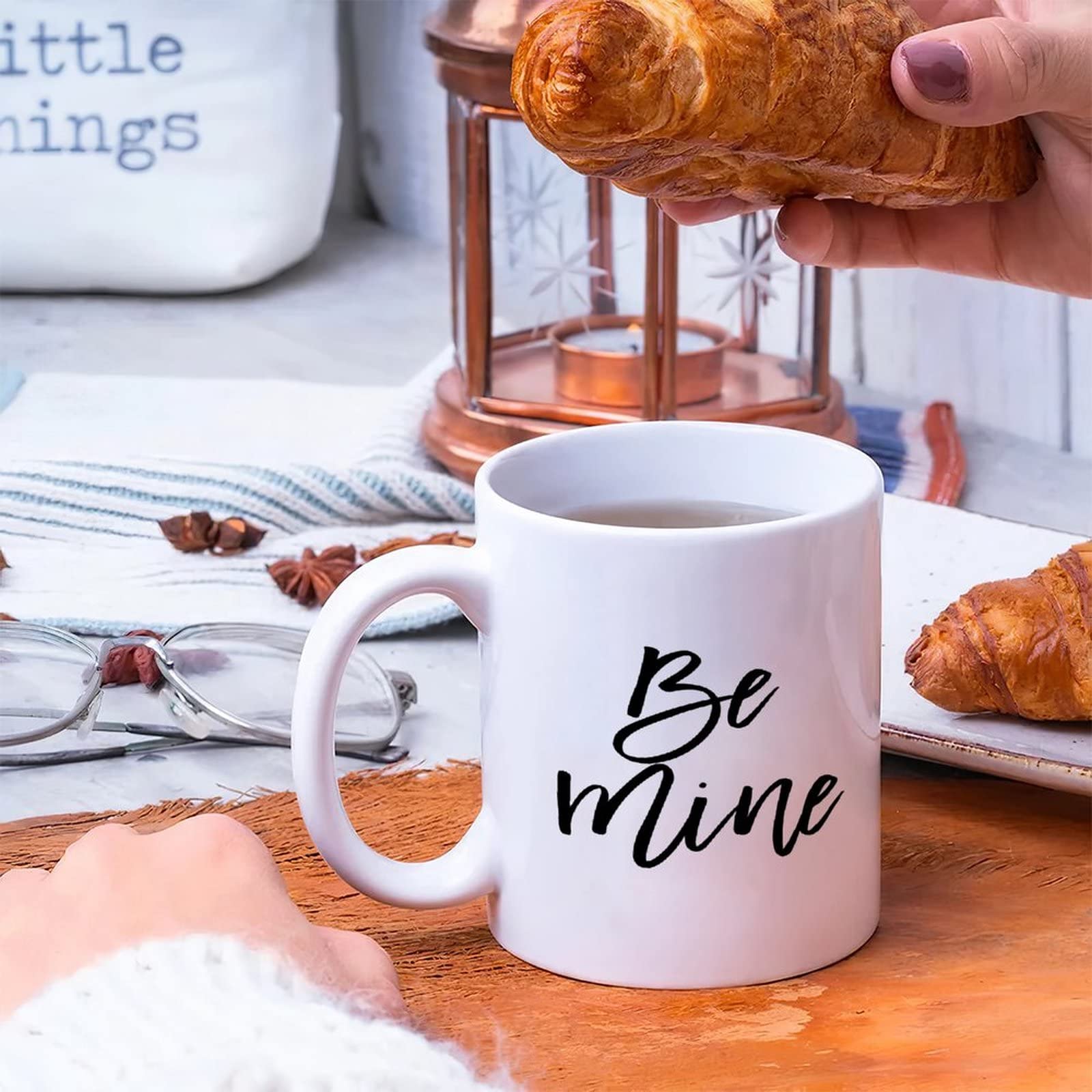 Tasse En Céramique Avec Inscription « I Woke Up Like This