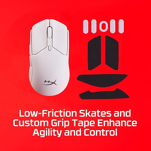 Miniatura 8 de HyperX Pulsefire Haste 2 Mini - Ratón inalámbrico para juegos para PC compacto y ligero Bluetooth 2.4GHz Negro