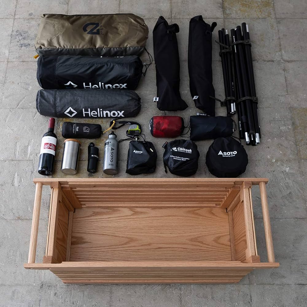 Amazon｜IKIKIシェルフコンテナLサイズオーク｜収納ケース・ボックス