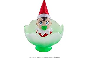 The Elf on the Shelf Collection Frost Pips Mini Blooms Boy Elf with Cradle