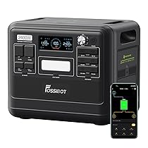 FOSSiBOT F2400 Centrale elettrica portatile, 2048Wh batteria LFP generatore solare, uscita fino a 2400W Power station, per backup domestico, interruzioni di corrente e campeggio