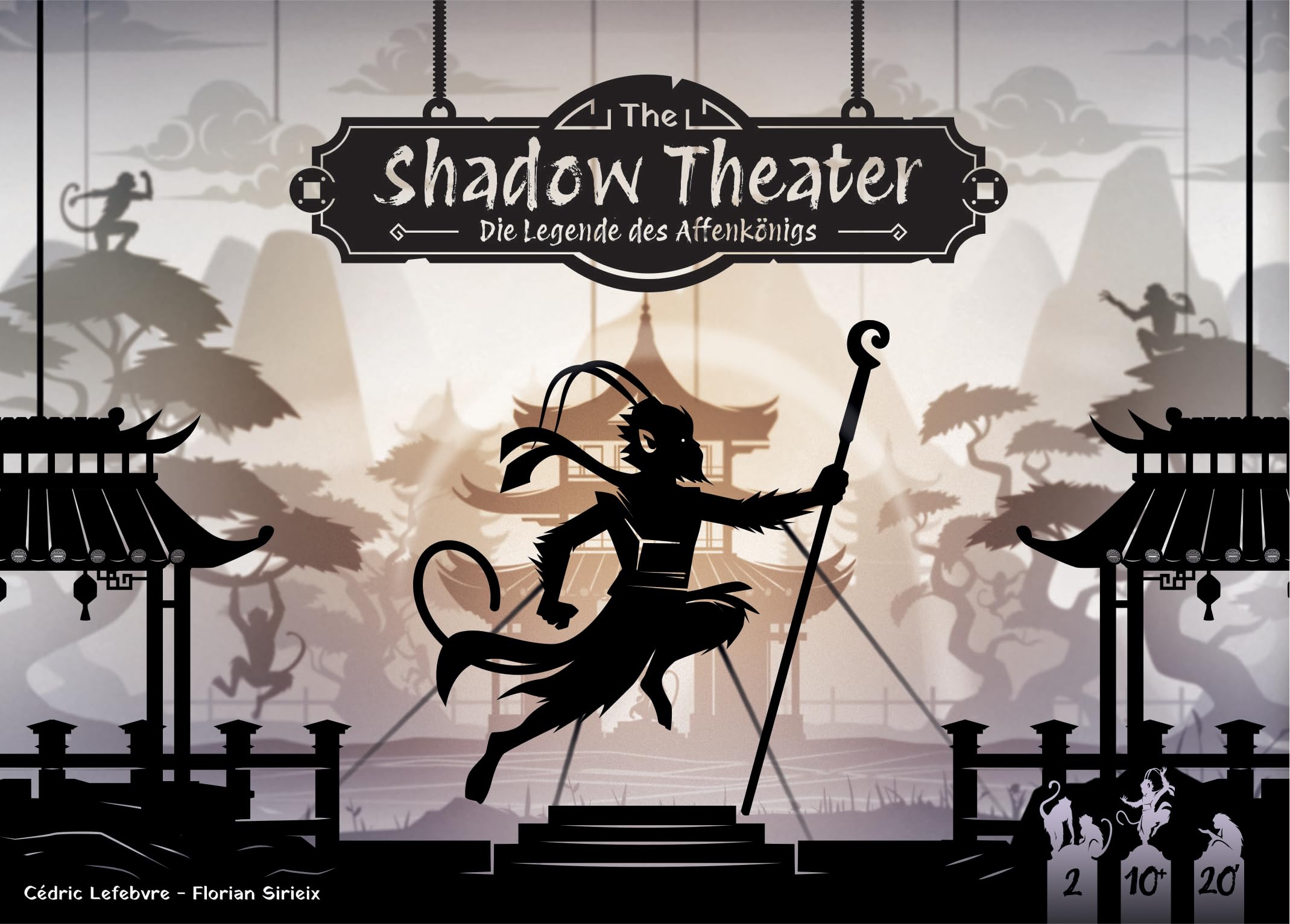 The Shadow Theater – Familienspiel Von Asmodee Für 2 Spieler, Ab 10 Jahren