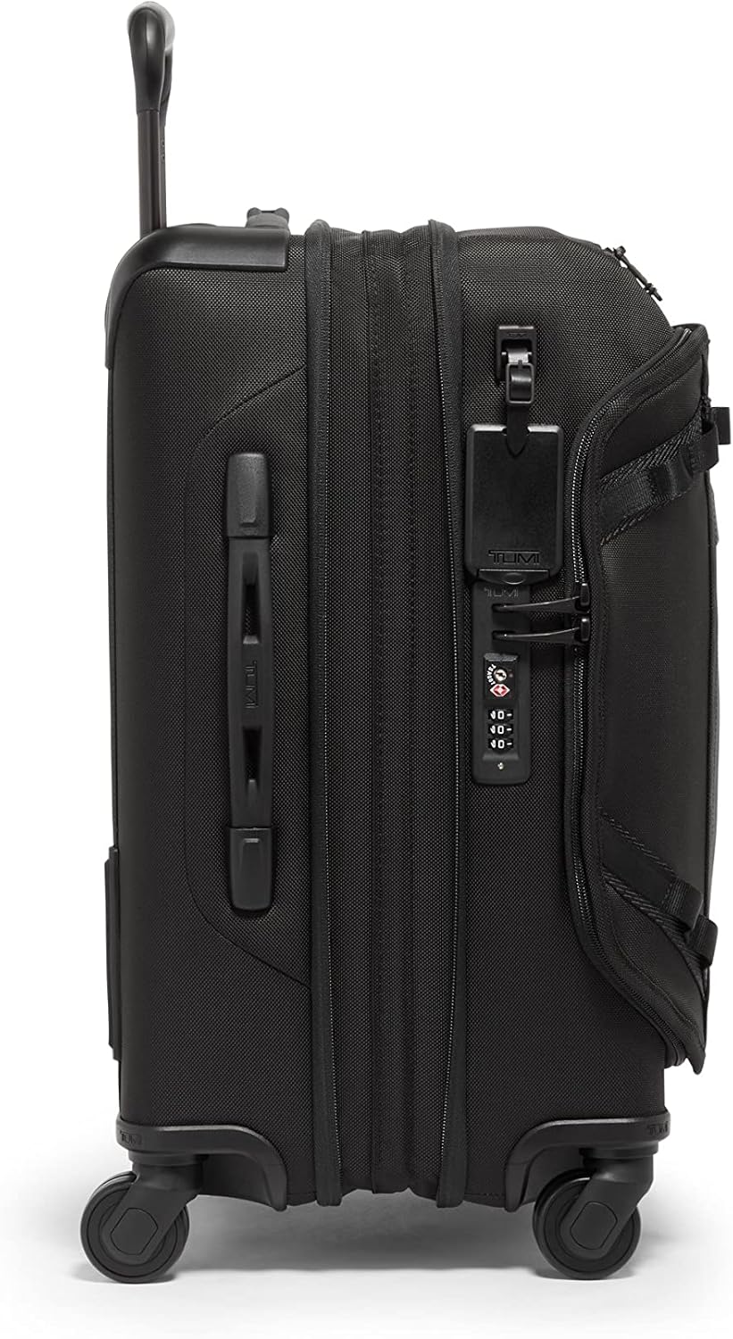 review TUMI Alpha Bravo International Front Lid Expandable 4 Wheel Carry On - Black