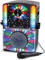 Vista 8 de Singing Machine SML625BTBKD Karaoke Machine, Portable Bluetooth CD+G Karaoke System, Black