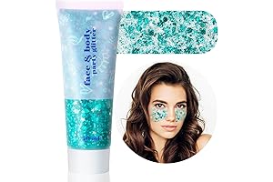 MEICOLY Teal Body Glitter: Radiant Teal Shimmer