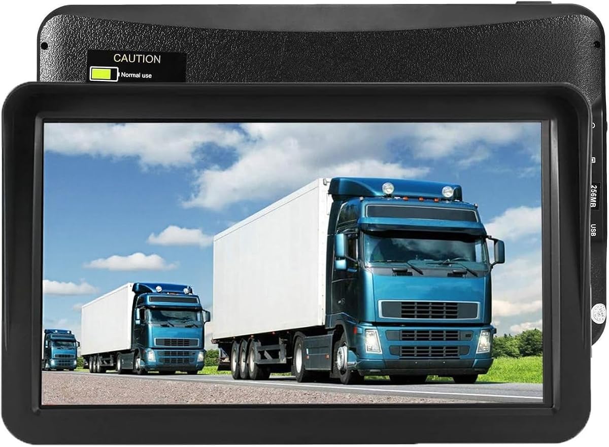GPS Navigation for Car Truck Navigator 2026 Latest Maps 9 Inch Touch Screen Vehicle GPS Commercial Trucker Navigation Voice Speeding Warning Free Lifetime Update of World Maps