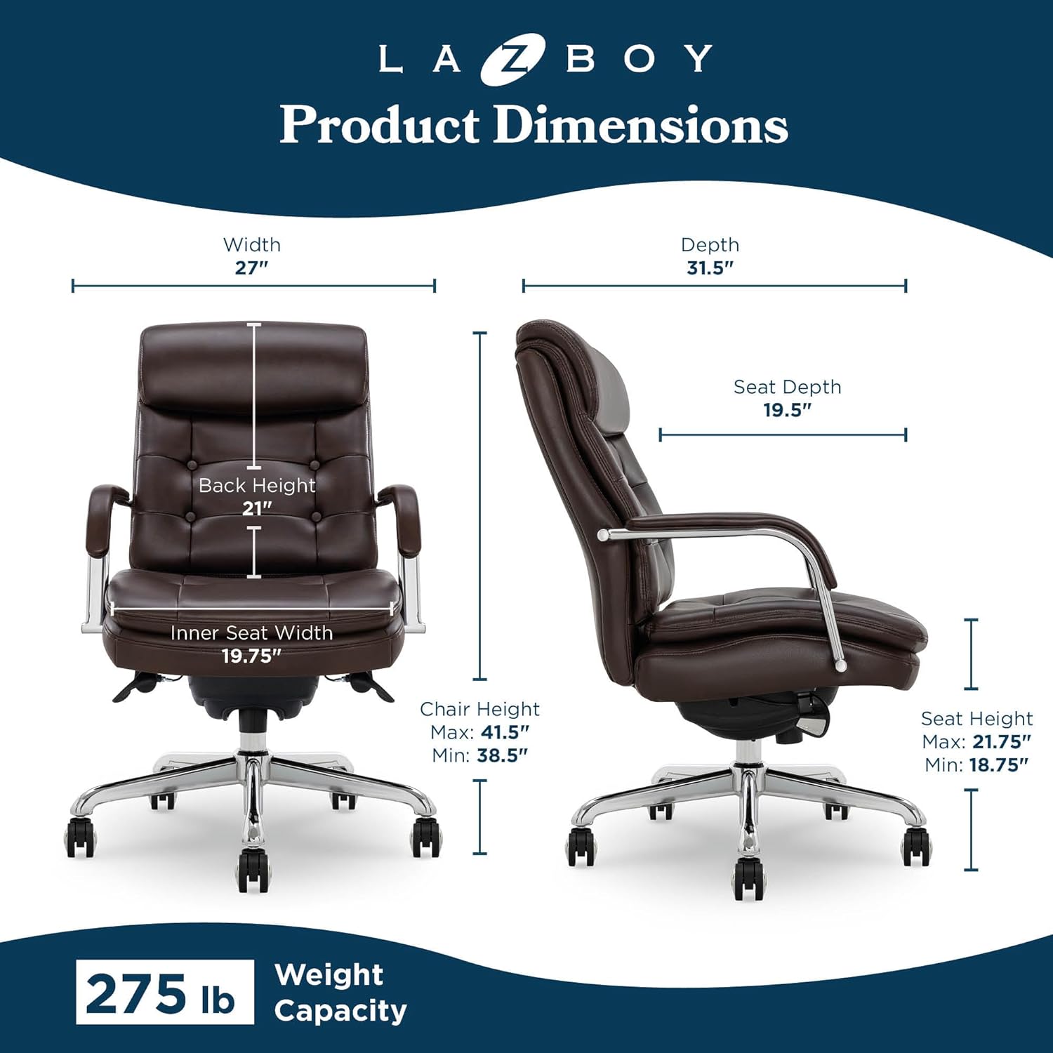 La-Z-Boy Sonata Executive Mid-Back Office Chair