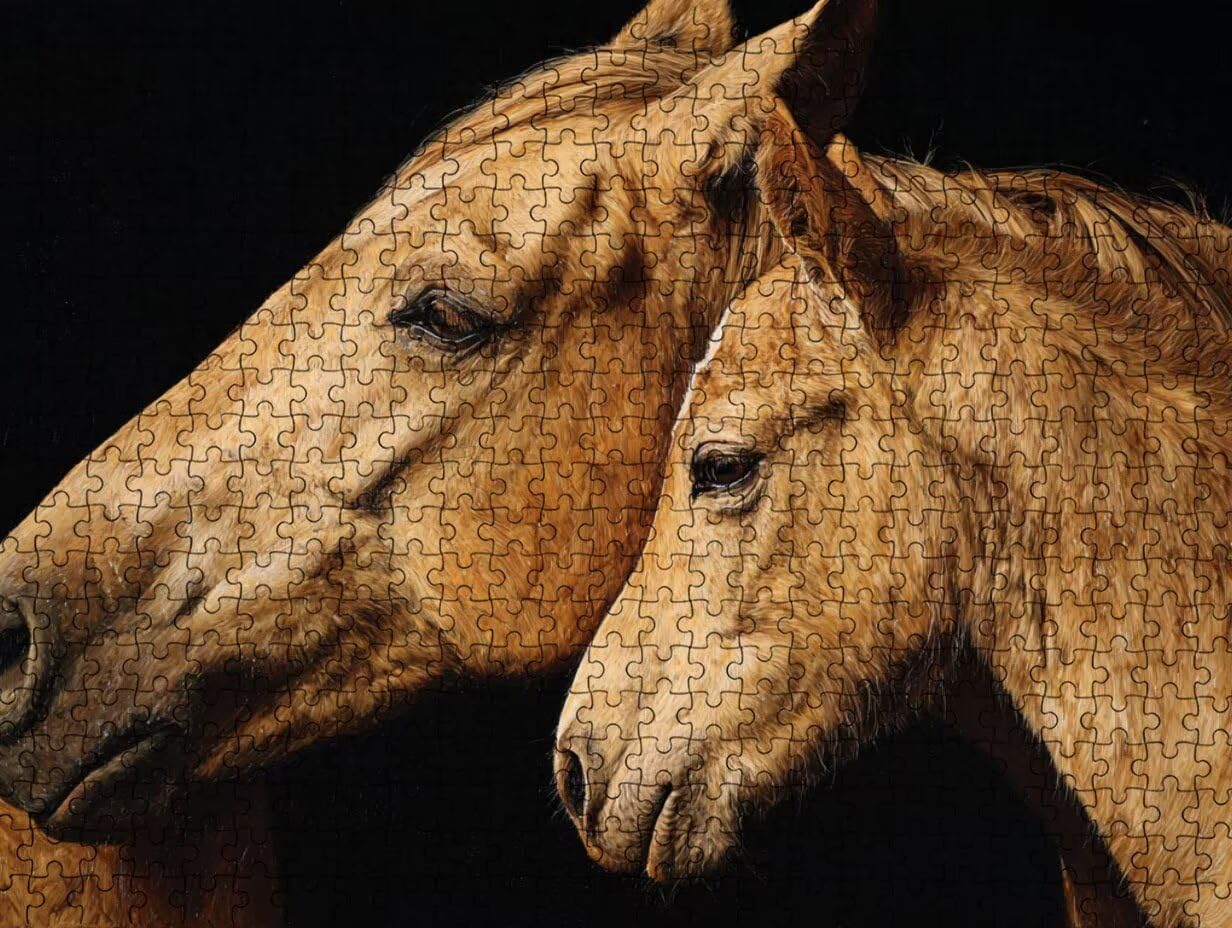 Puzzle 4000 para Adultos, Caballo MarróN, Rompecabezas Clásicos LDYQS7-724