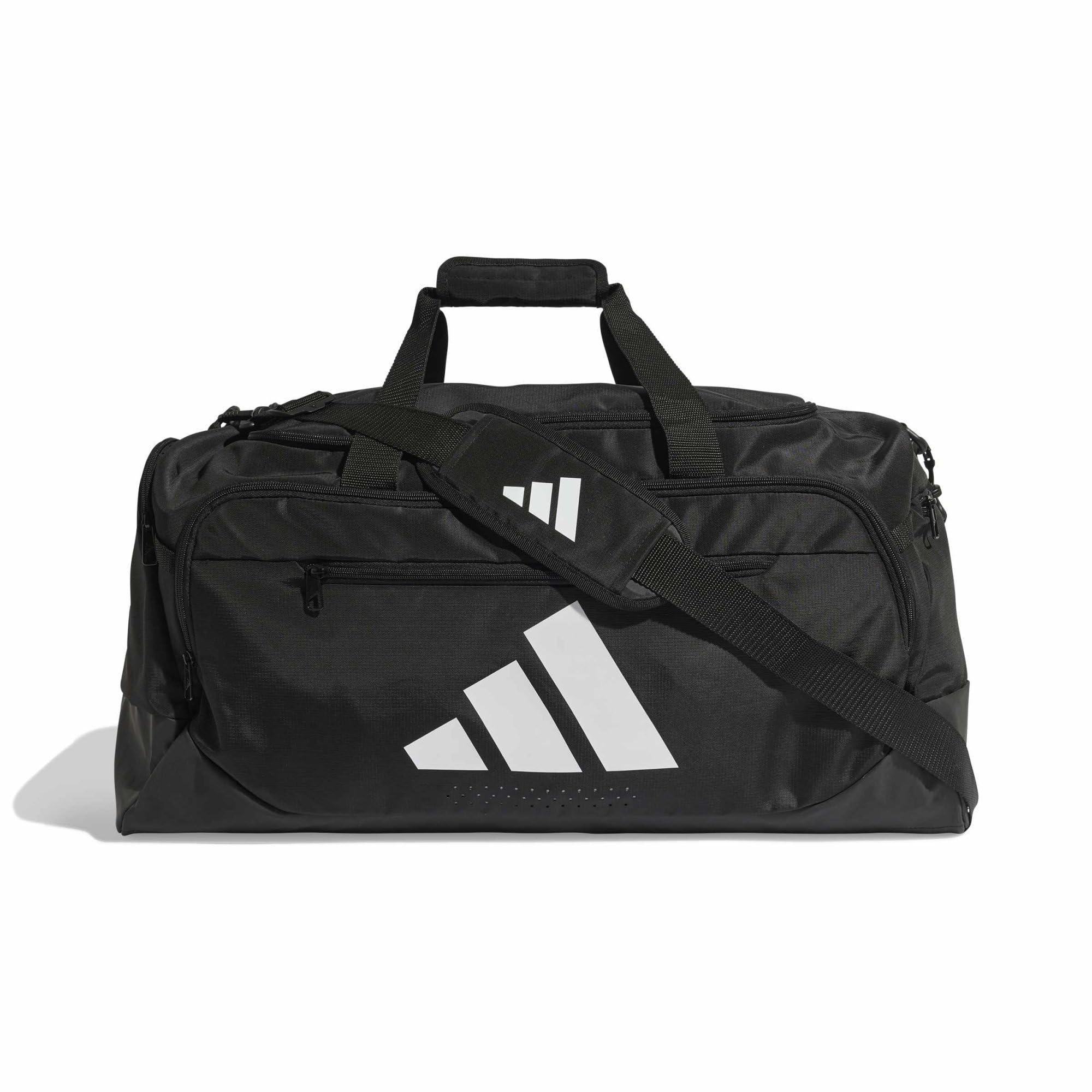 adidas Mixte TRAINING DEFENDER DUFFLE BAG MEDIUM, black/​white, One size