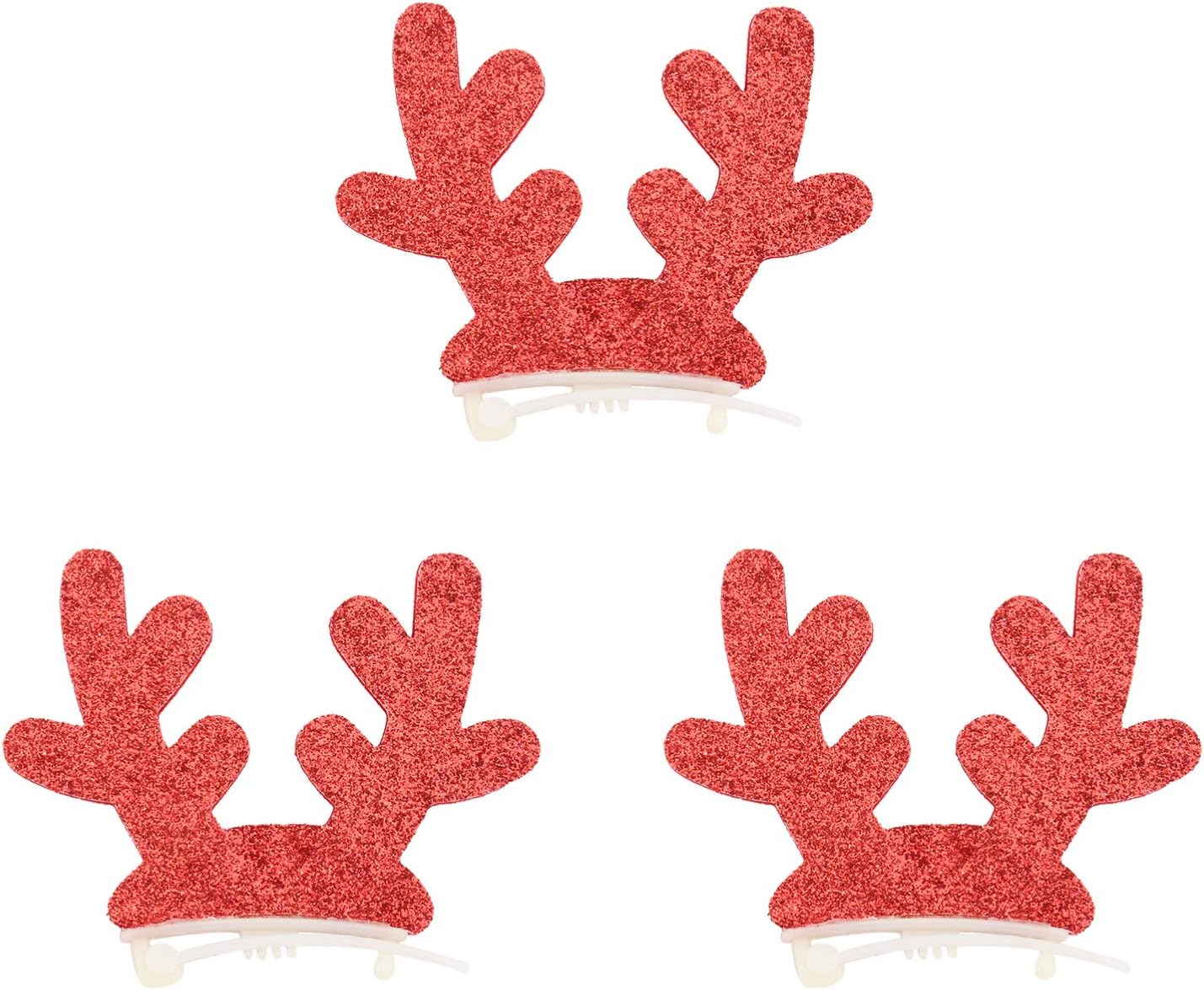 PRETYZOOM 3piezas Accesorios Para Mascotas Creativas Para Pelo Decoración Festiva Para Perros y Gatos Para Fotografía y Celebraciones De Navidad Rojo 2