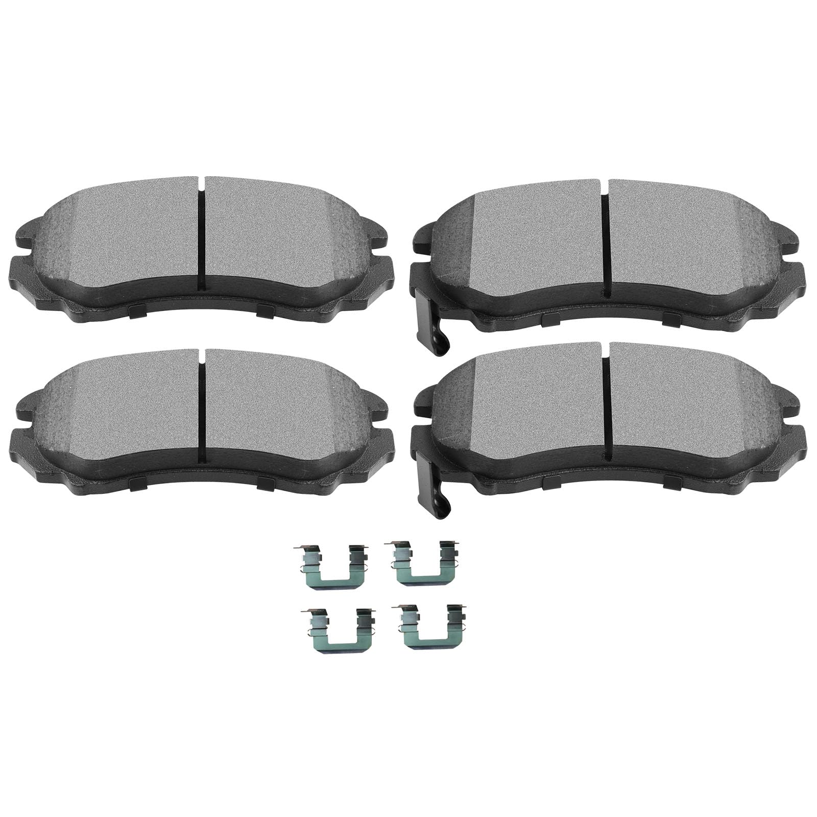SCITOO D924 Front Ceramic Brake Pads Sets Fit For Hyundai For Elantra/Sonata/Tiburon/For Tucson,For Kia For Sportage/Magentis/Optima/Soul,For Saab 9-5 2010