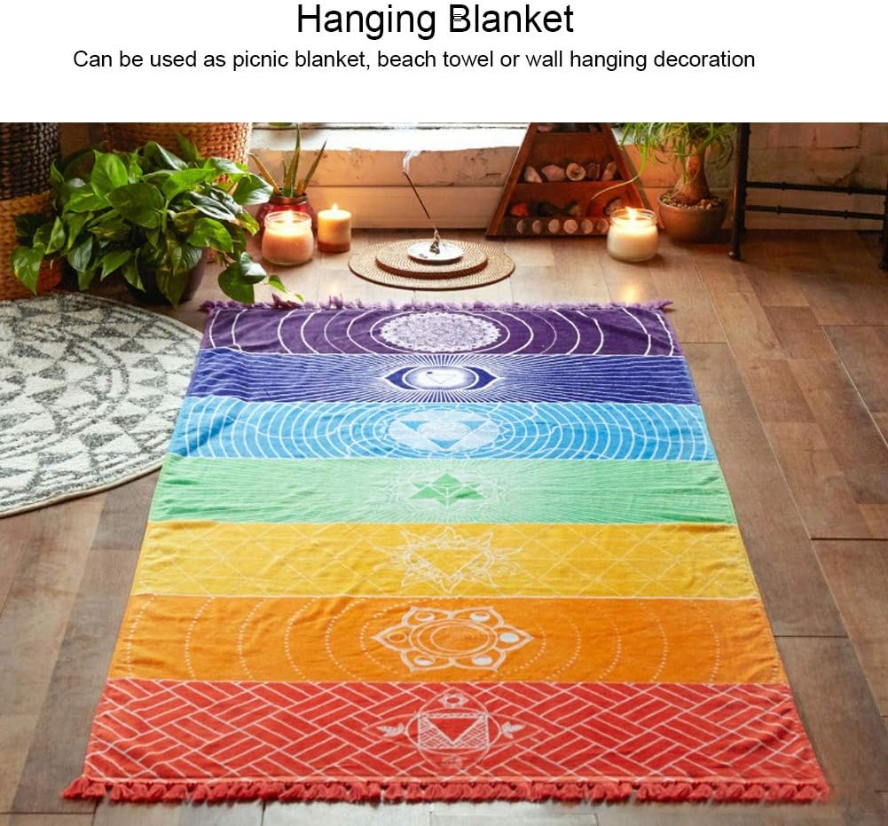 Rectangular Shape Unique Colorful Hanging Blanket Beach Bath Towel Home Decoration