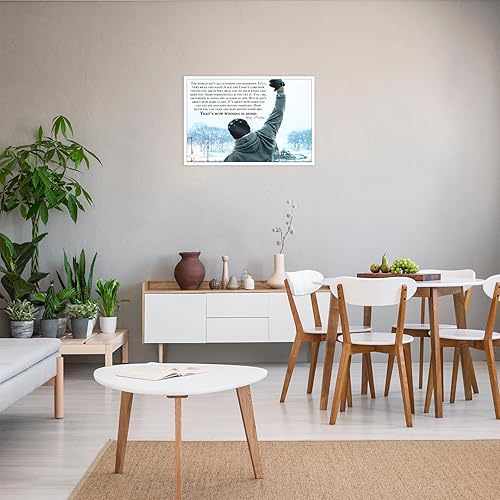 Miniatura 6 de FGTIJXWY Hope - Lienzo inspirador impreso con cita motivacional, decoración de boxeo y gimnasio para hombres, listo para colgar, lienzo para