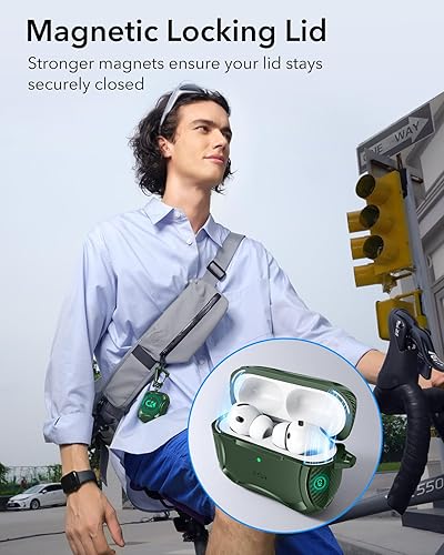 Miniatura 4 de ESR for AirPods Pro 3 Case (2025), Compatible with Airpods Pro 3rd Generation Case (USB-C Cable), Magnetic Lid, MagSafe Ready, Powerful Drop