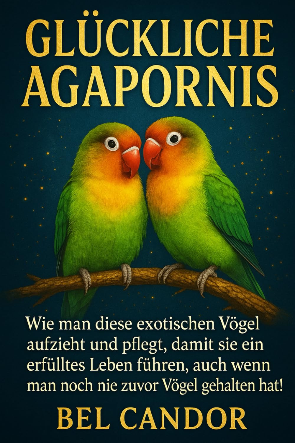 GLÜCKLICHE AGAPORNIS: Wie man diese exotischen Vögel aufzieht und pflegt, damit sie ein erfülltes Leben führen, auch wenn man noch nie zuvor Vögel gehalten hat!: 1 (unzertrennlich)