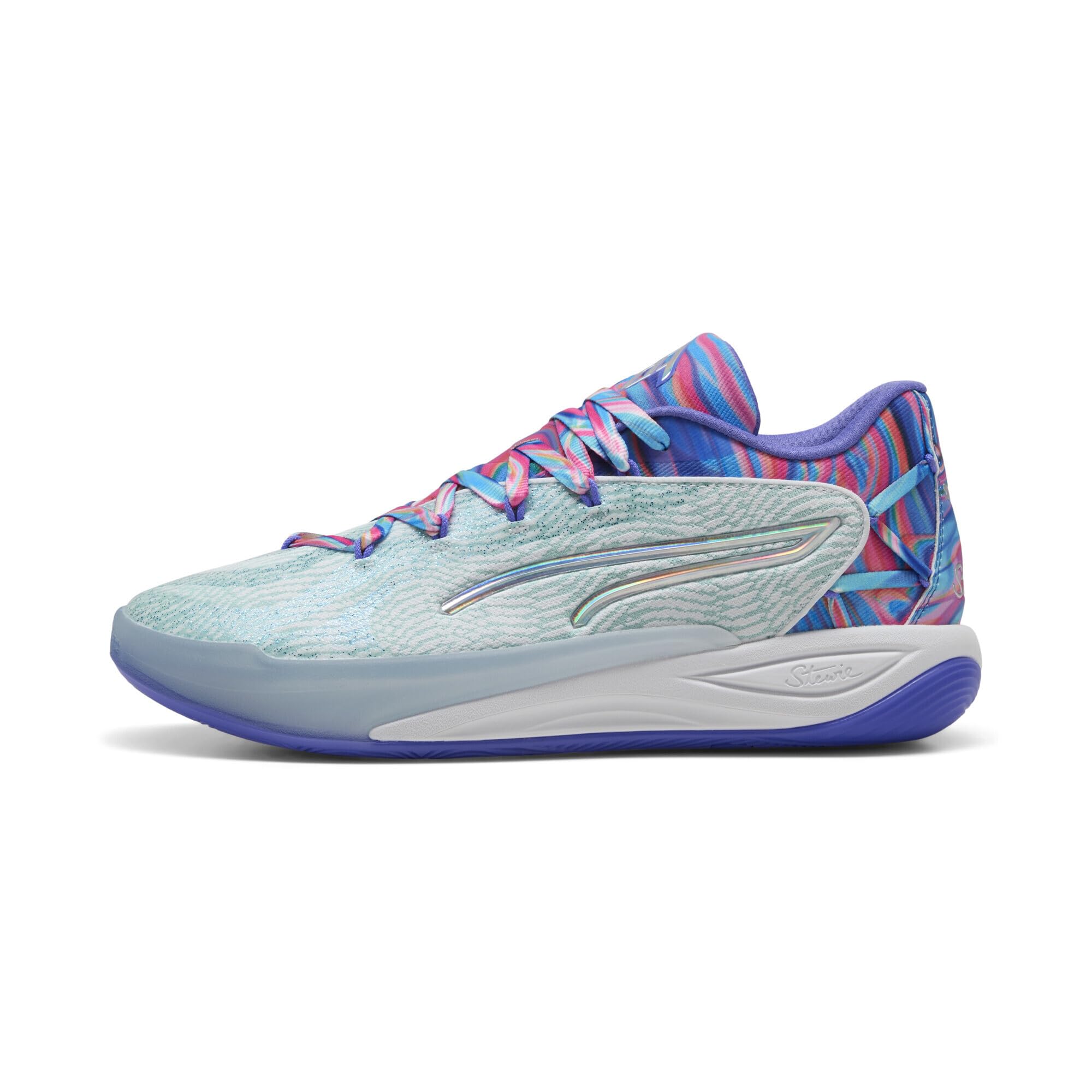 PUMA Chaussures de Basketball Stewie 4 Prism Femme