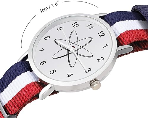 Miniatura 2 de Physics Science Men's Fashion Watches Sport Nylon Strap Wrist Watch Casual Quartz Wristwatch