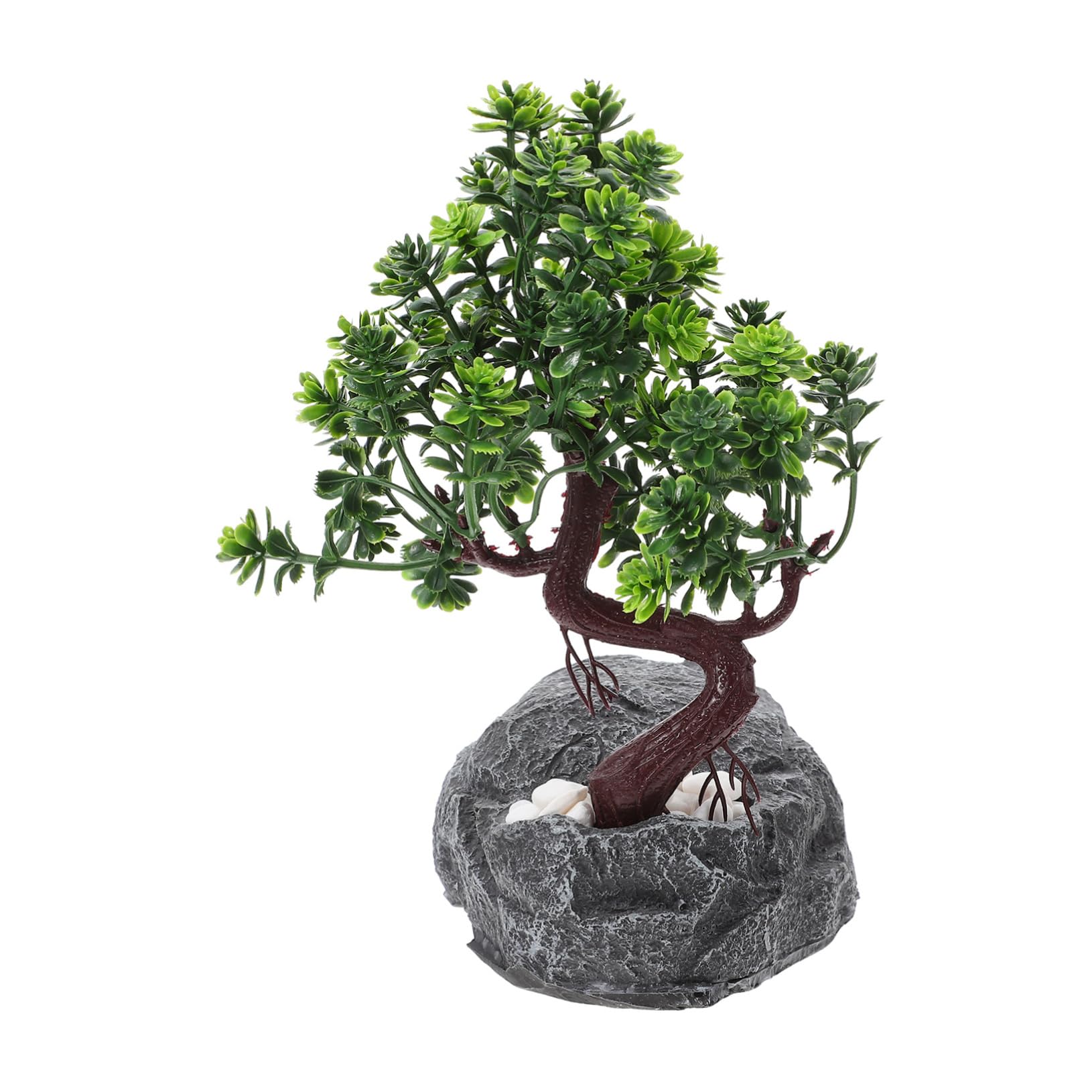 Caverna Nascondiglio in Resina per Rettili, Pietra Realistica | Design Creativo e Leggero, Accessorio Ornamentale Albero Decorativo, per Habitat e Allestimento