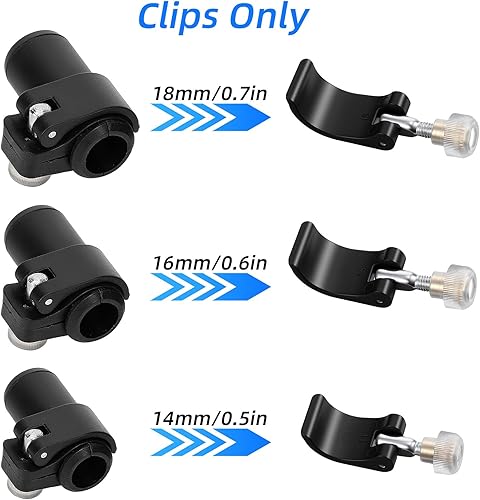 Miniatura 5 de 6 piezas de repuesto para bastones de trekking externos rápidos con tornillos de tuerca para bastones de senderismo, escalada, mochilero, camping,