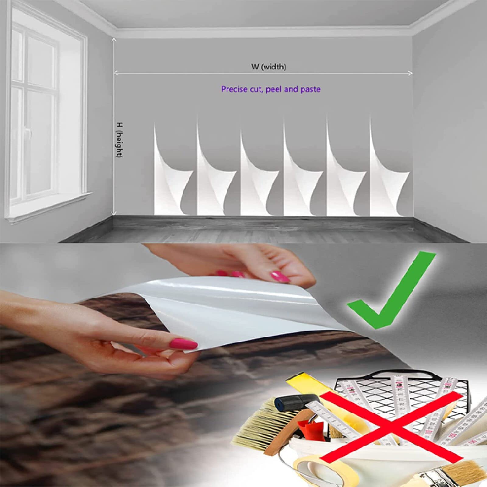 Papel pintado autoadhesivo de PVC 3D sala de estar mural de oro joyería mariposa telón de fondo arte pegatina dormitorio cartel