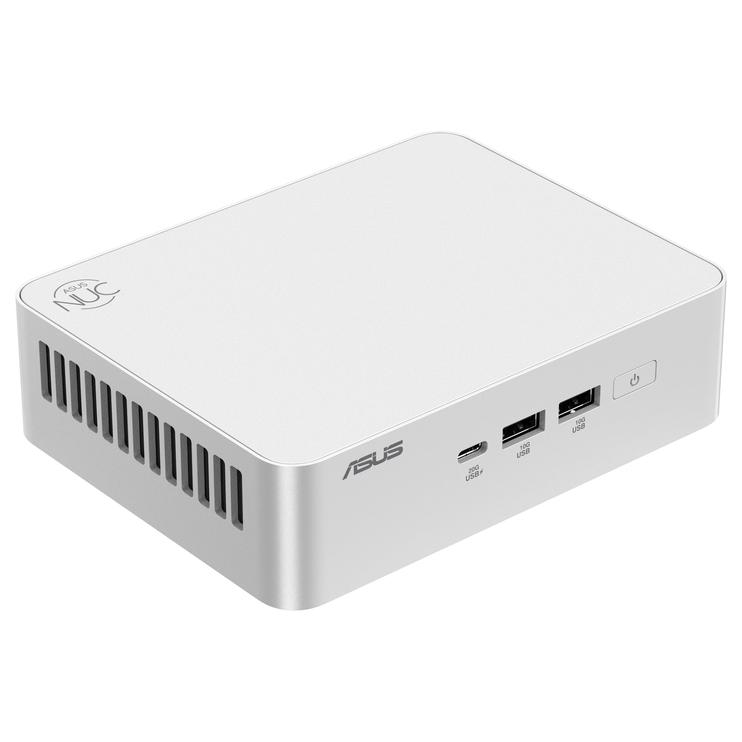 ASUS NUC 15 Pro+ Mini PC, Procesador Intel Core Ultra 5 225H, Intel ARC Graphics, sin Memoria, sin Almacenamiento, sin SO, Cable de alimentación Incluido, Plata | DDR5-6400, tarjeta gráfica integrada, Wi-Fi 7, Bluetooth 5.4, compatible con Windows 11 Pro