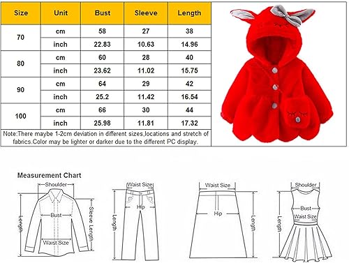 Miniatura 3 de TBUIALL Abrigos de invierno para niñas mantener el calor, ropa de abrigo gruesa para bebé, abrigo de dibujos animados+bolsa chaqueta con capucha