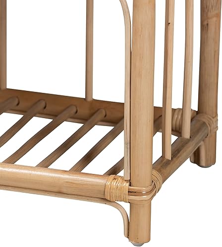 Miniatura 8 de Baxton Studio Kobie Mesita de noche, talla única, marrón natural