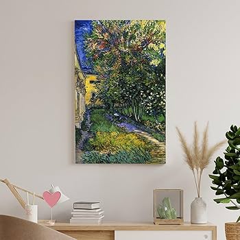 Amazon.co.jp: ゴッホ 「サン=レミの療養院の庭」 印刷 ポスター Amazon.co.jp: ゴッホ 「サン=レミの療養院の庭」 印刷 ポスター