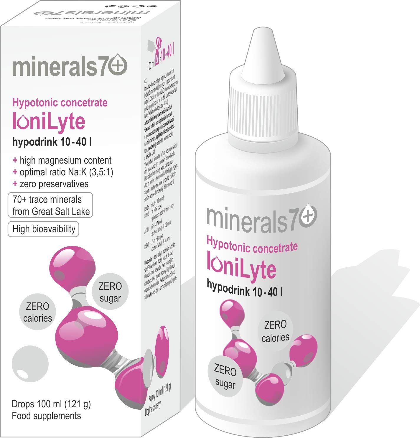 Ionilyte - Hypotonic Concetrate - Ipodrink 100 Ml (10-40 L)-image