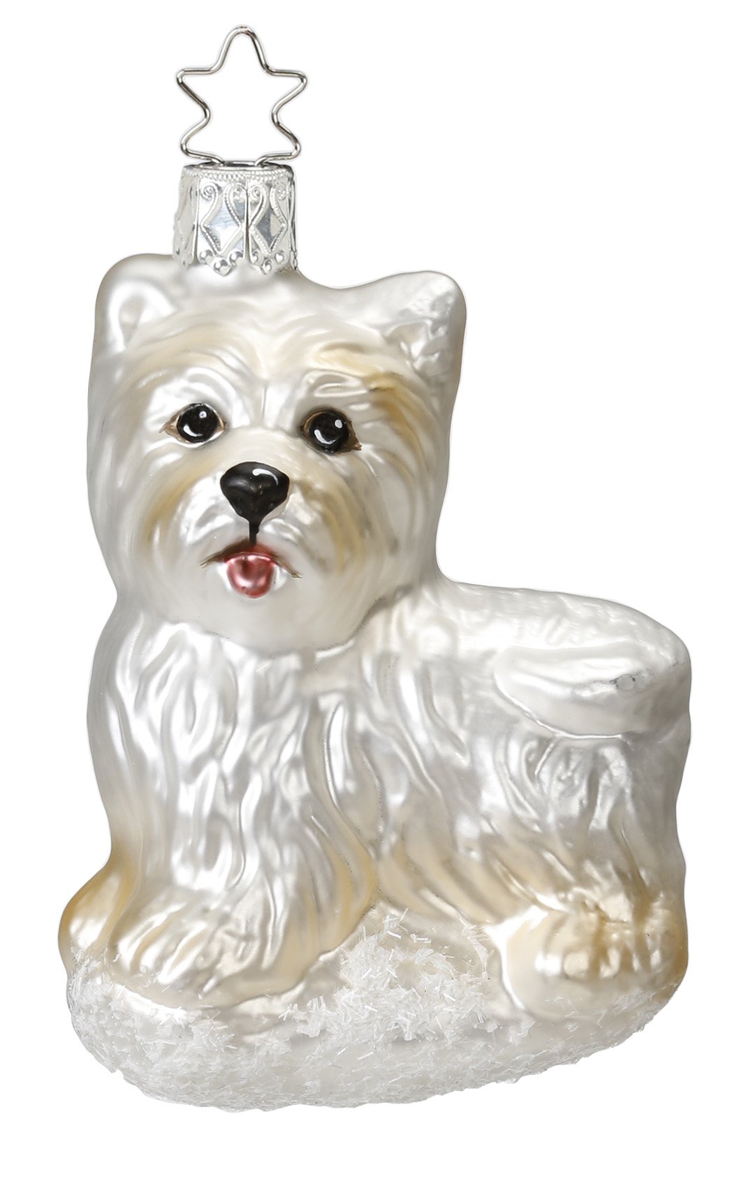 Inge-glas Décoration de Noël Chien Schlecki l'ornement en verre pour célébrer nos compagnons