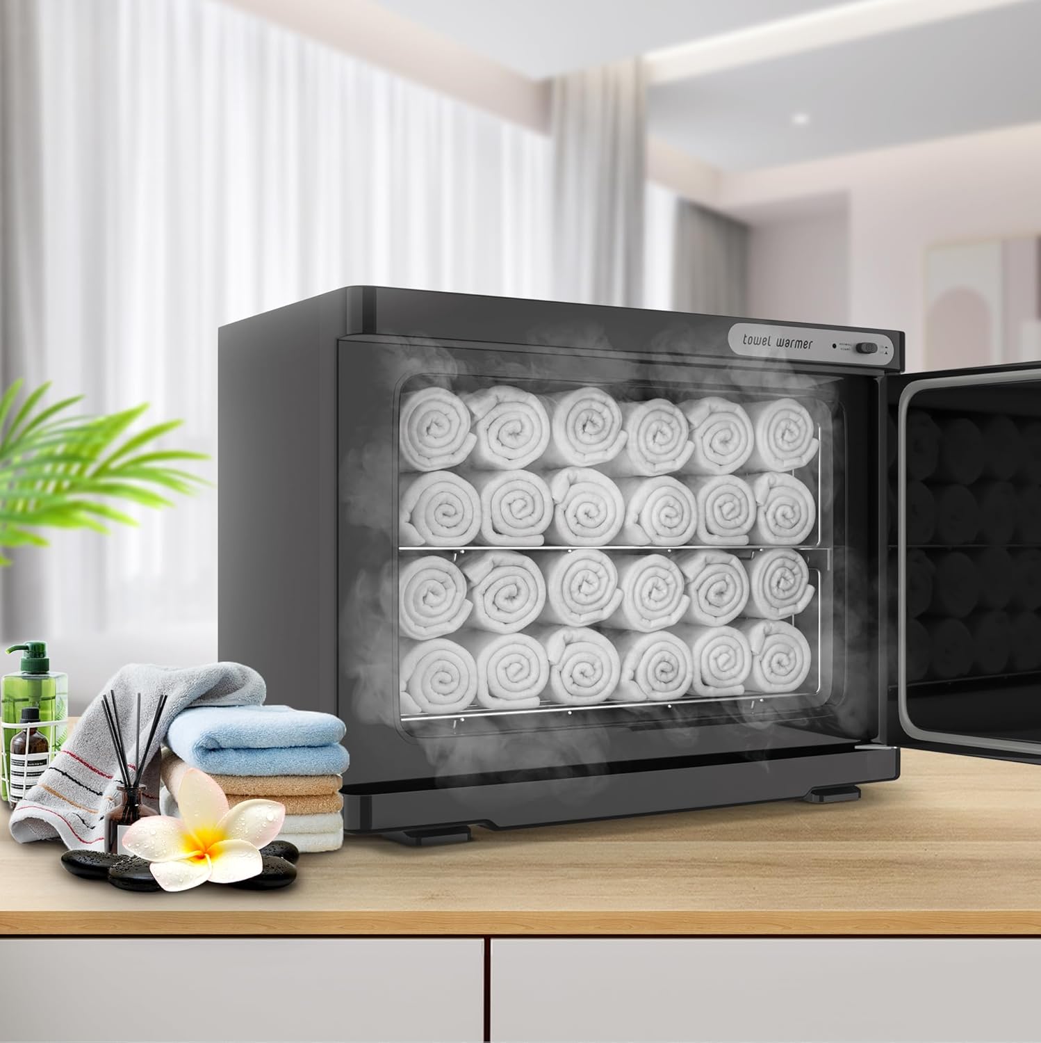 タオルスチーマー タオル蒸し器 理容 美容 BARBER 説明書付き 脚無し